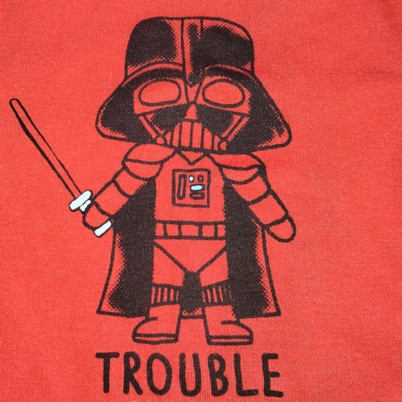 Star Wars, Lucasfilm ltd. Infant bodysuit 6-9 months. Darth Vader! Excellent! - Picture 3 of 4